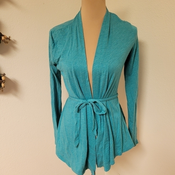 The North Face Sweaters - The North Face Turquoise Cardigan